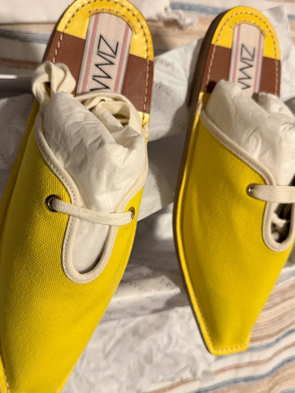 Zimmermann Chisel Toe Flat Size 38